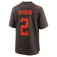 Cleveland Browns Shedeur Sanders Nike Brown Alternate Game Jersey