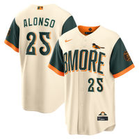 Baltimore Orioles Pete Alonso Nike Cream 2026 City Connect Stadium Jersey