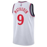 Los Angeles Clippers Nike Replica Association Edition Swingman Jersey - White - Bennedict Mathurin