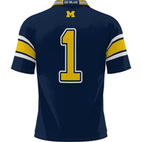 GameDay Greats #1 Navy Michigan Wolverines Football Jersey