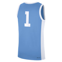 Jordan Brand #1 Carolina Blue North Carolina Tar Heels Alternate Replica Jersey