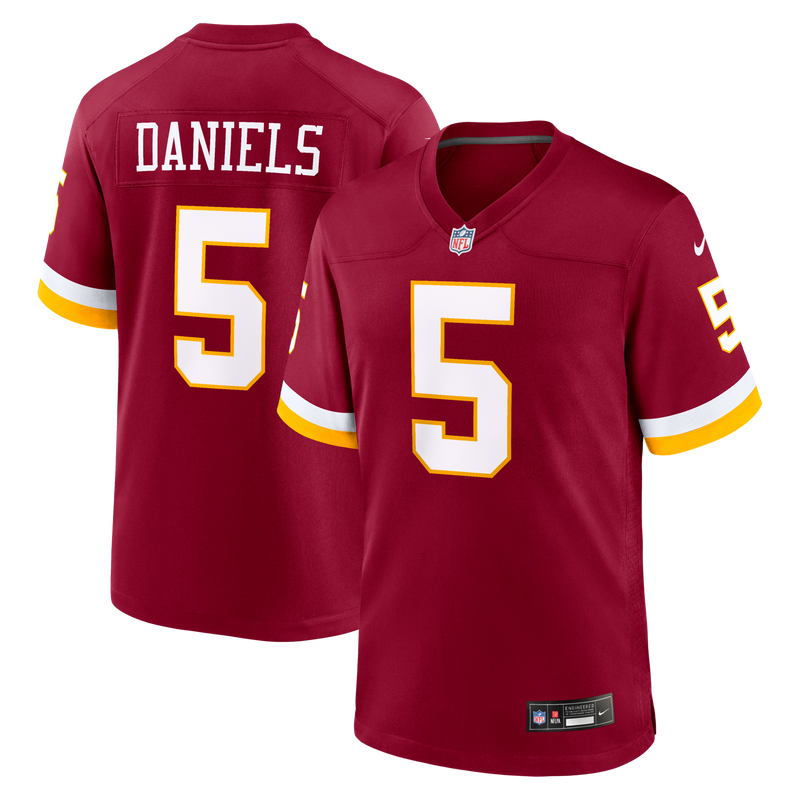 Washington Commanders Jayden Daniels Nike Burgundy Game Jersey