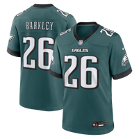 Philadelphia Eagles Saquon Barkley Nike Midnight Green Team Game Jersey
