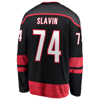 Carolina Hurricanes Jaccob Slavin Fanatics Black 2026 Stanley Cup Final Home Breakaway Jersey