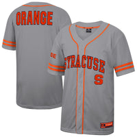Colosseum Gray Syracuse Orange Free Spirited Baseball Jersey