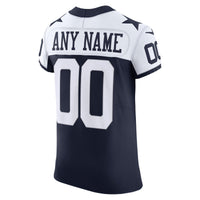 Dallas Cowboys Nike Navy Vapor F.U.S.E. Elite Custom Jersey