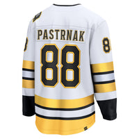 Boston Bruins David Pastrnak Fanatics White Away Breakaway Player Jersey
