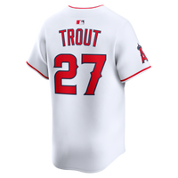 Los Angeles Angels Mike Trout Nike White Home Limited Player Jersey