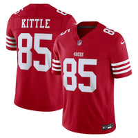 San Francisco 49ers George Kittle Nike Scarlet Team Vapor F.U.S.E. Stitched Limited Jersey