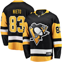 Pittsburgh Penguins Matt Nieto Fanatics Black Home Breakaway Jersey