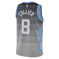 Utah Jazz Nike 2025/26 City Edition Swingman Jersey - Gray - Isaiah Collier