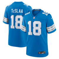 Detroit Lions Isaac TeSlaa Nike Blue Game Player Jersey
