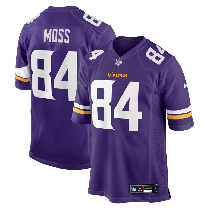 Minnesota Vikings Randy Moss Nike Purple Game Retired Player Jersey