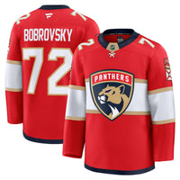 Florida Panthers Sergei Bobrovsky Fanatics Red Premium Jersey