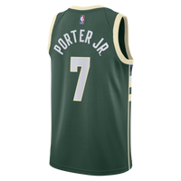 Milwaukee Bucks Nike Icon Edition Swingman Jersey - Hunter Green - Kevin Porter Jr.