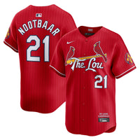 St. Louis Cardinals Lars Nootbaar Nike Red City Connect Limited Player Jersey