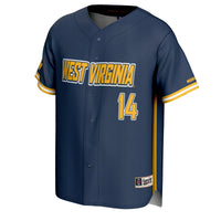 GameDay Greats #14 Navy West Virginia Mountaineers Lightweight Baseball Fashion Jersey