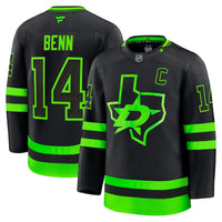 Dallas Stars Jamie Benn Fanatics Black Alternate Premium Jersey