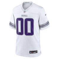 Minnesota Vikings Nike White Alternate Custom Game Jersey