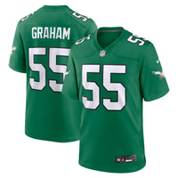 Philadelphia Eagles Brandon Graham Nike Kelly Green Alternate Game Jersey