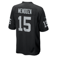 Las Vegas Raiders Fernando Mendoza Nike Black 2026 NFL Draft First Round Pick No. 1 Team Game Jersey