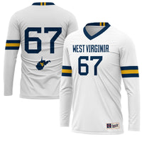 GameDay Greats #1 White West Virginia Mountaineers Lightweight Volleyball Jersey