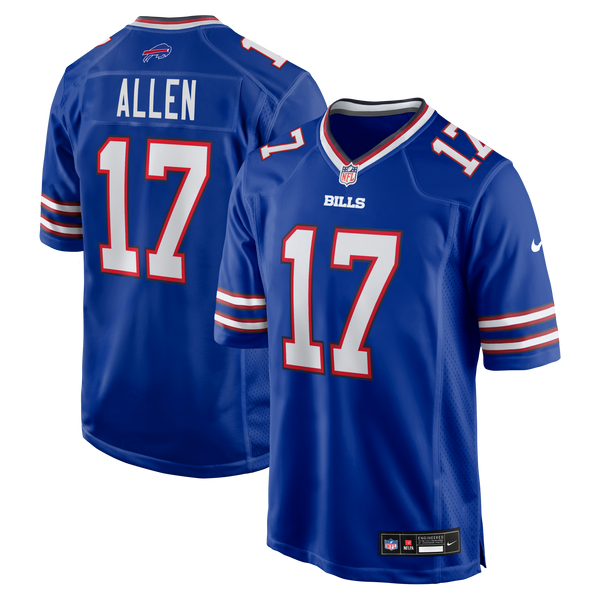 Buffalo Bills Josh Allen Nike Royal Game Player Jersey