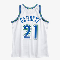 Minnesota Timberwolves Mitchell & Ness Kevin Garnett 1995 Swingman Authentic Jersey - White