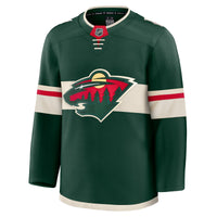 Minnesota Wild Fanatics Green Home Premium Jersey