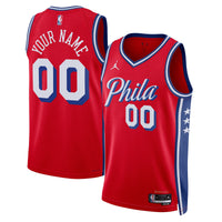 Philadelphia 76ers Jordan Statement Swingman Jersey - Custom