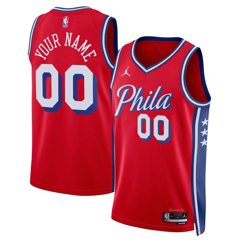 Philadelphia 76ers Jordan Statement Swingman Jersey - Custom