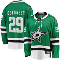 Dallas Stars Jake Oettinger Fanatics Kelly Green Home Breakaway Player Jersey