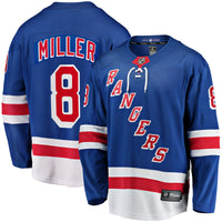 New York Rangers J.T. Miller Fanatics Blue Home Breakaway Jersey