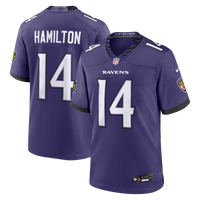 Baltimore Ravens Kyle Hamilton Nike Purple Team Game Jersey