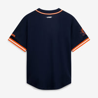 Pro Standard Navy Virginia Cavaliers Mesh Full-Button Replica Baseball Jersey