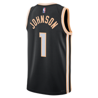 Nike Atlanta Hawks 2025/26 Nike City Edition Swingman Jersey - Black - Jalen Johnson