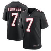 Atlanta Falcons Bijan Robinson Nike Black Throwback Game Jersey