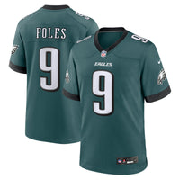 Philadelphia Eagles Nick Foles Nike Midnight Green Team Retired Player Game Jersey