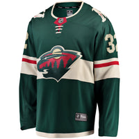 Minnesota Wild Filip Gustavsson Fanatics Green Home Breakaway Player Jersey