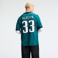Philadelphia Eagles Cooper DeJean Nike Midnight Green Team Vapor F.U.S.E. Stitched Limited Jersey
