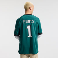 Philadelphia Eagles Jalen Hurts Nike Midnight Green Team Game Jersey