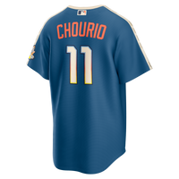 Milwaukee Brewers Jackson Chourio Nike Mineral Blue 2026 City Connect Stadium Jersey