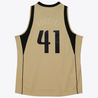 Dallas Mavericks Mitchell & Ness Dirk Nowitzki 2010 Swingman Jersey - Khaki