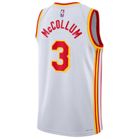 Atlanta Hawks Nike Association Edition Swingman Jersey - White - CJ McCollum