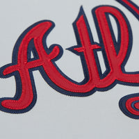 Atlanta Braves Chipper Jones Mitchell & Ness Gray 1995 Throwback Authentic Jersey
