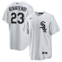 Chicago White Sox Andrew Benintendi Nike White/Black Home Official Player Jersey