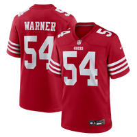 San Francisco 49ers Fred Warner Nike Scarlet Player Game Jersey