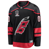 Carolina Hurricanes Fanatics Black 2026 Stanley Cup Champions Home Breakaway Custom Jersey