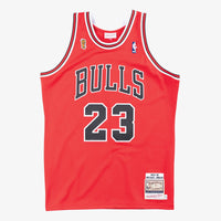 Chicago Bulls Mitchell & Ness Authentic Jersey Road Finals Michael Jordan 1995-96