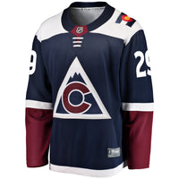 Colorado Avalanche Nathan MacKinnon Fanatics Navy Breakaway Jersey
